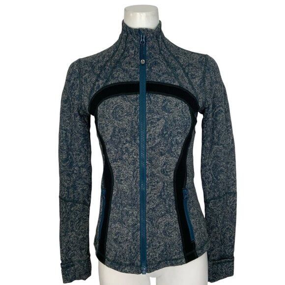 Lululemon Define Jacket  Brushed 8 Herringbone Alberta Lake Zip Front Athletic - Picture 1 of 13